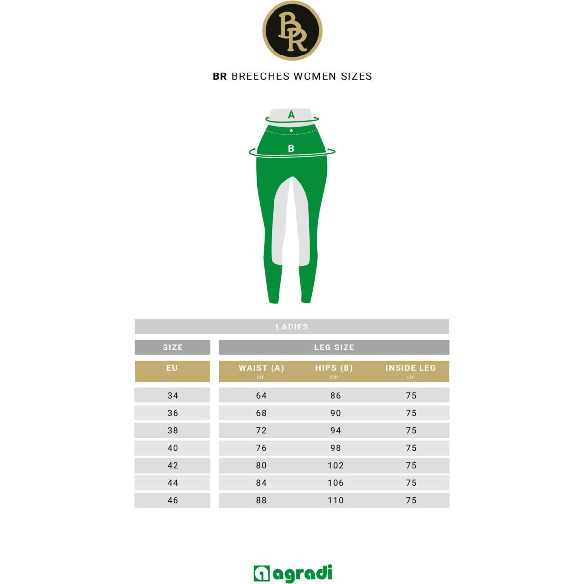 BR Breeches Limerick Siliconen Seat Snow White