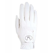 Roeckl Riding Gloves Lisboa Roeck-Grip Swarovski White/Silver