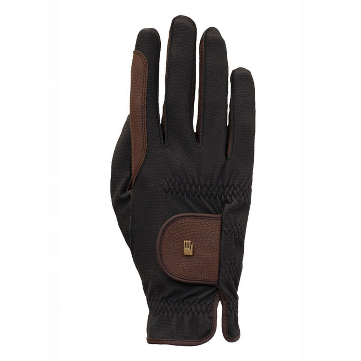 Roeckl Riding Gloves Malta Roeck-Grip Bicolor Winter Black/Mocha