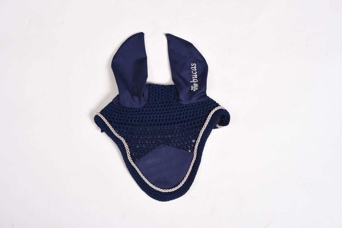 Bucas Ear Net Navy/Silver