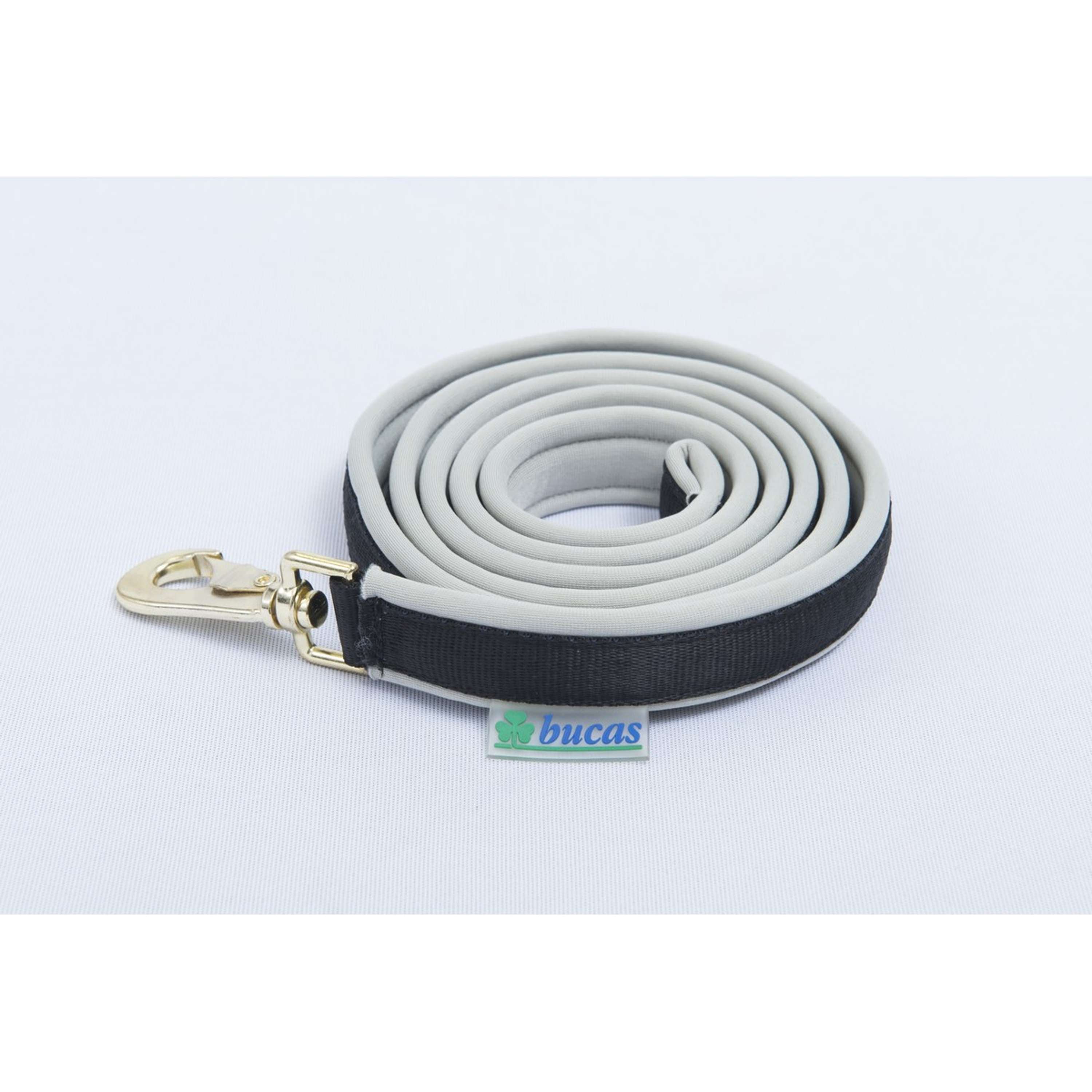 Bucas Lead Rein Dublin Padded Black/Silver