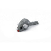 Beeztees Plush Mouse Short Hair Grey