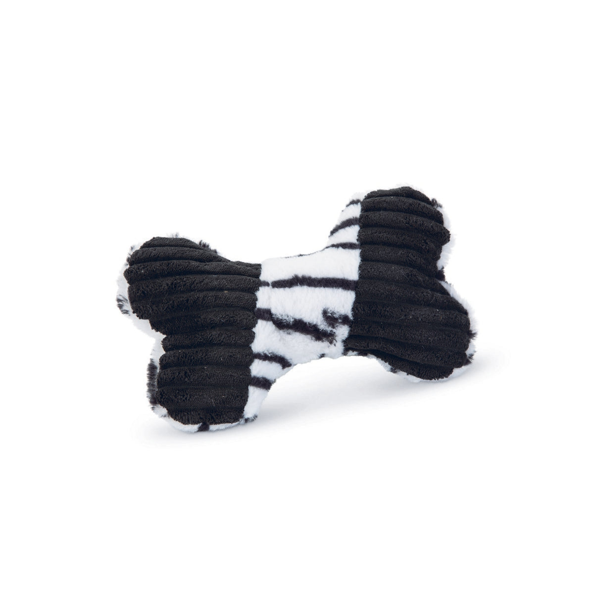 Beeztees Bone Myca Pluche Black/White