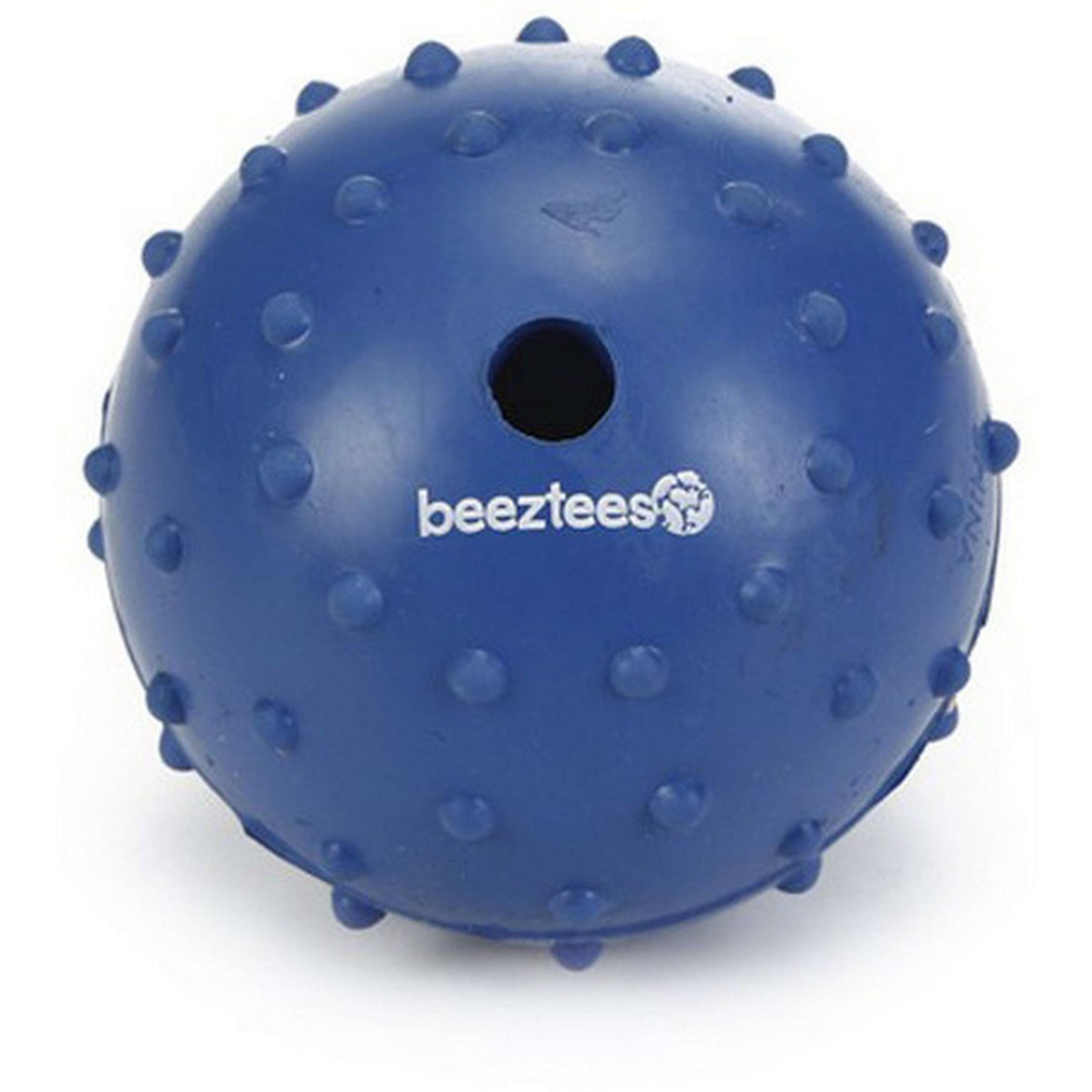Beeztees Ball Rubber with a Bell Solid Blue Beeztees Ball Rubber with a Bell Solid Blue