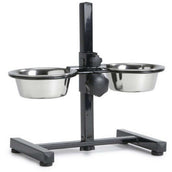 Beeztees Dog Stand for 2 SS Boxes Black