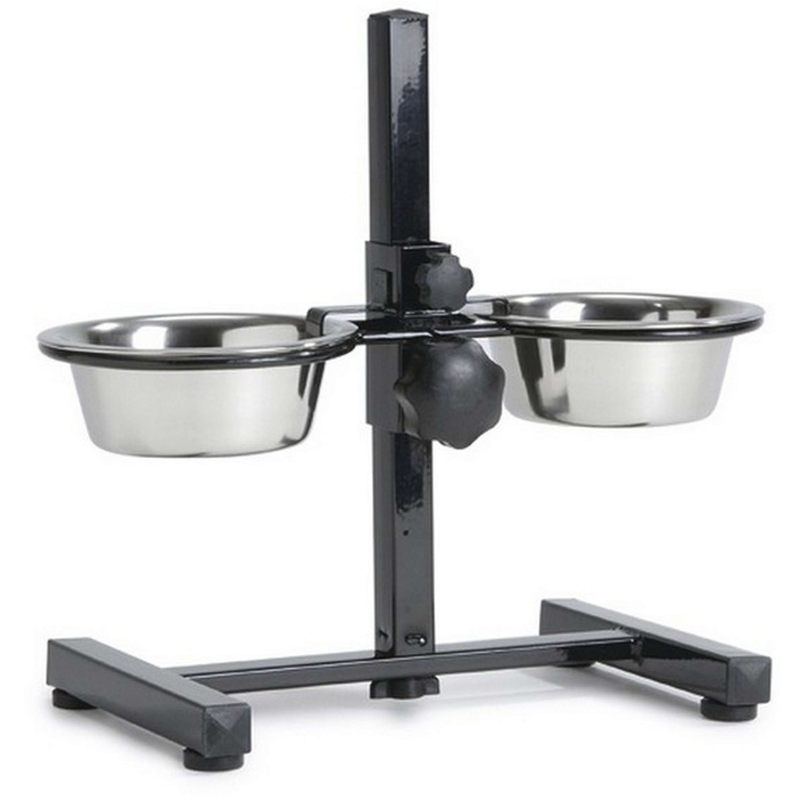 Beeztees Dog Stand for 2 SS Boxes Black