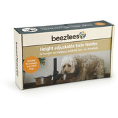 Beeztees Dog Stand for 2 SS Boxes Black