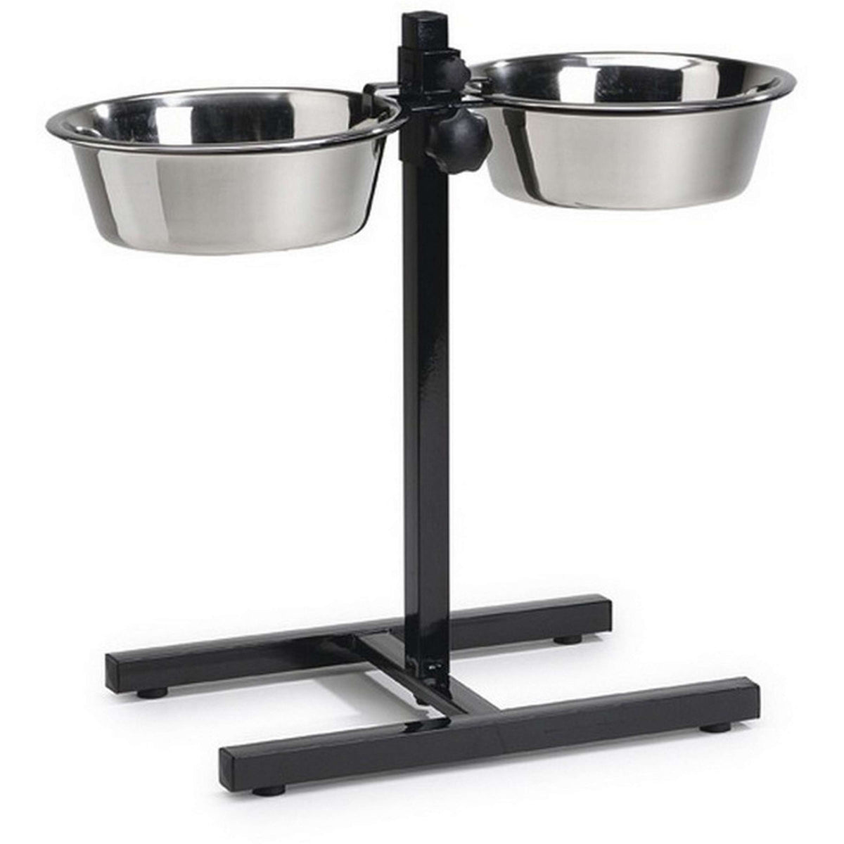 Beeztees Dog Stand for 2 SS Boxes Black