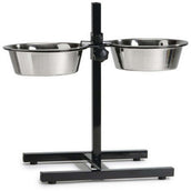 Beeztees Dog Stand for 2 SS Boxes Black