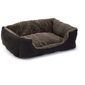 Beeztees Bed Baboo Pluche taupe Black