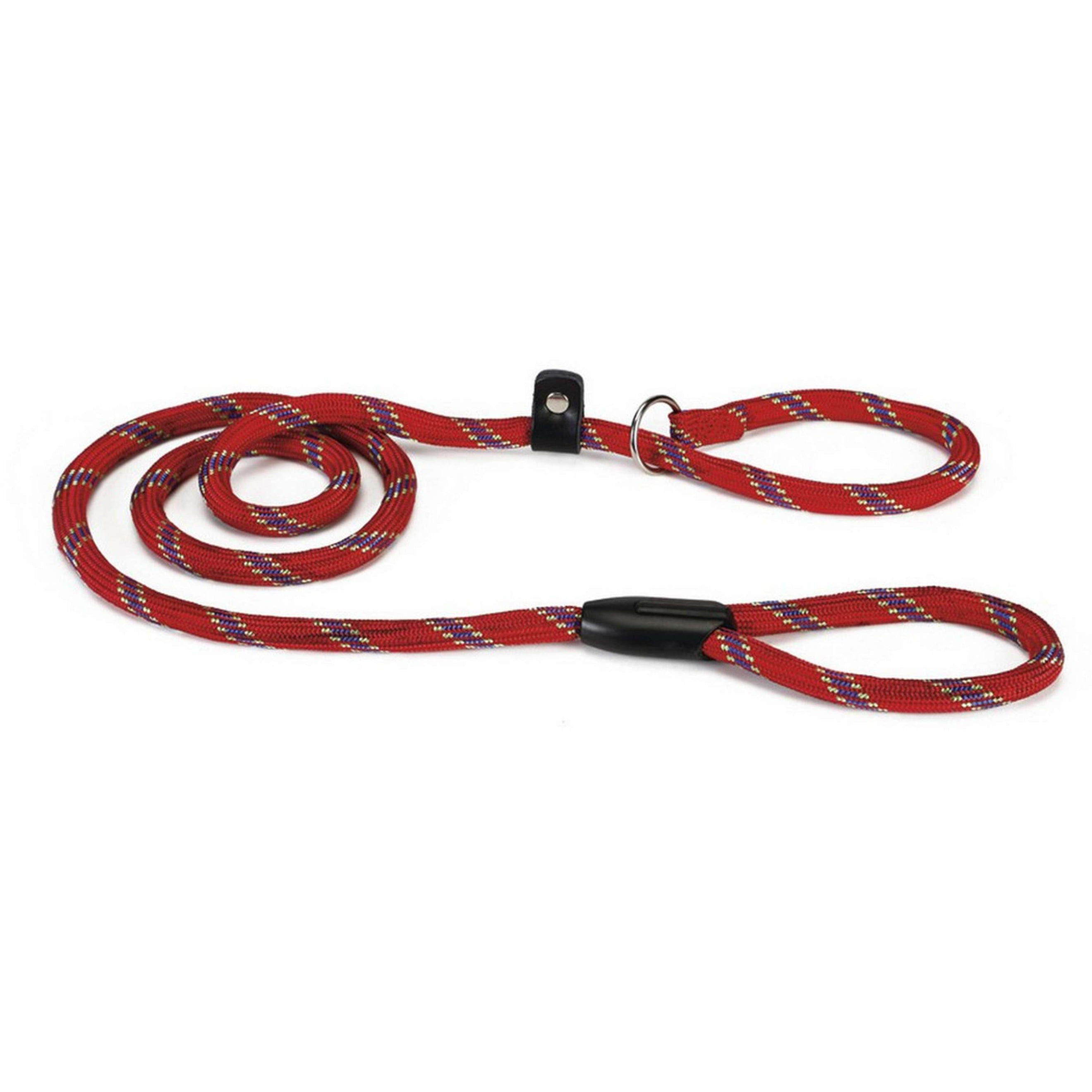 Beeztees Slip Lead Round Nylon Red