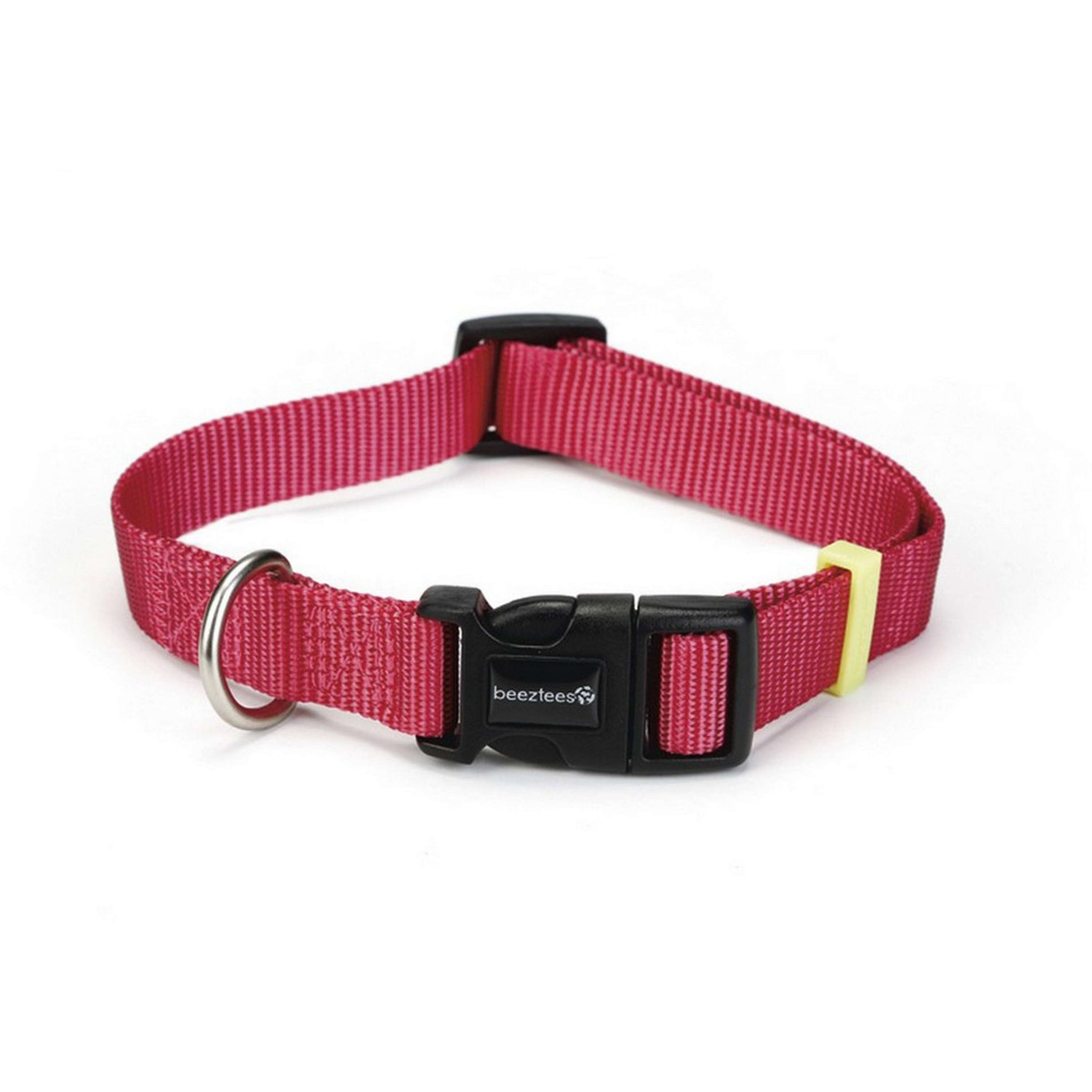 Beeztees Collar Uni Nylon Pink