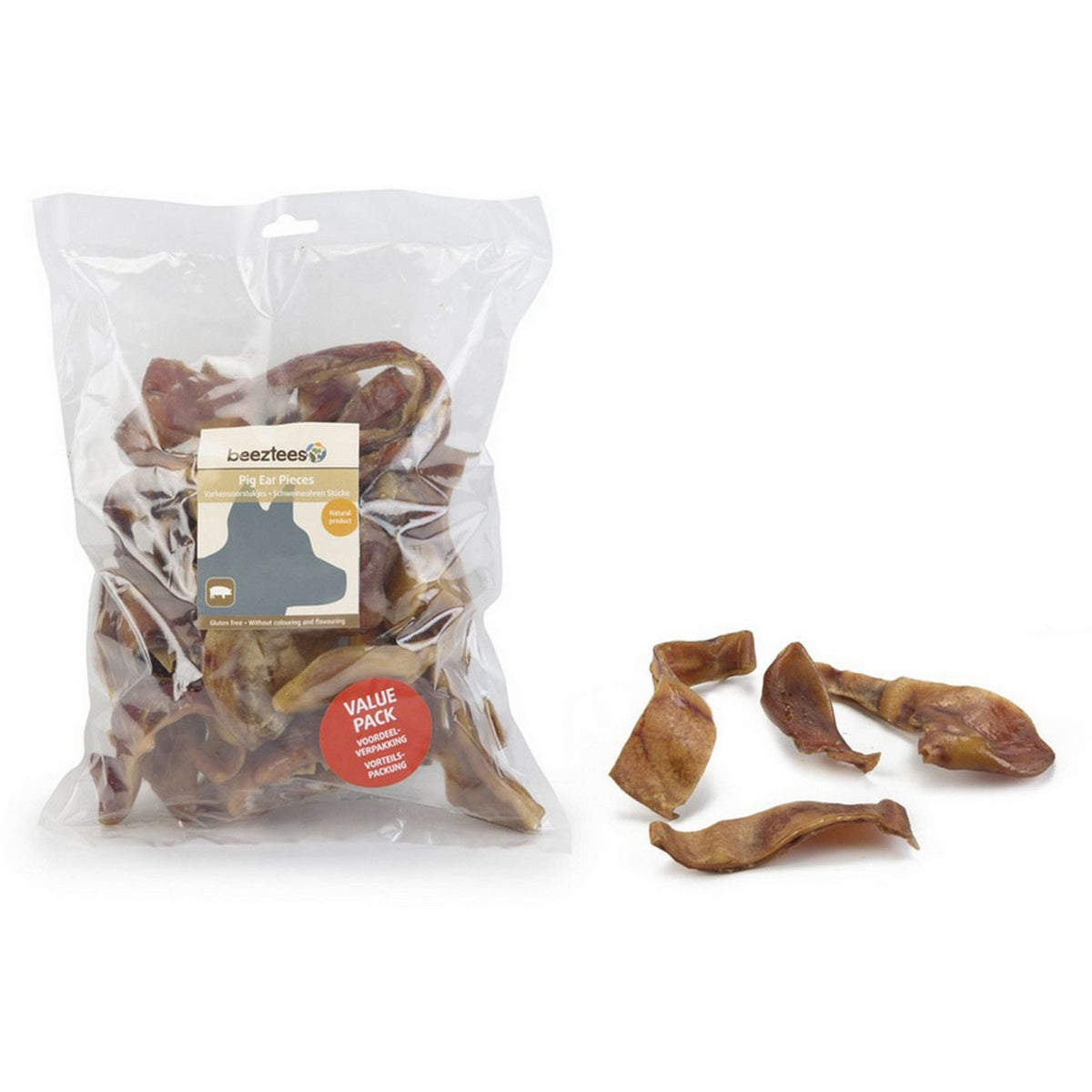 Beeztees Pigs Ear Pieces