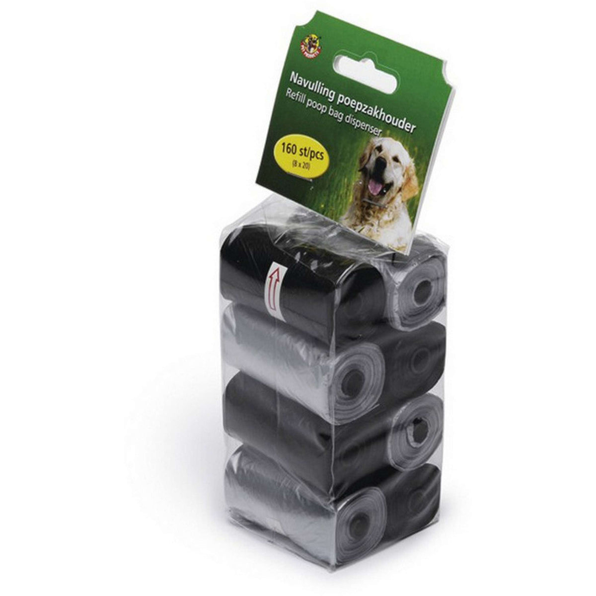 Beeztees Refill Poop Bag Holder Black Grey