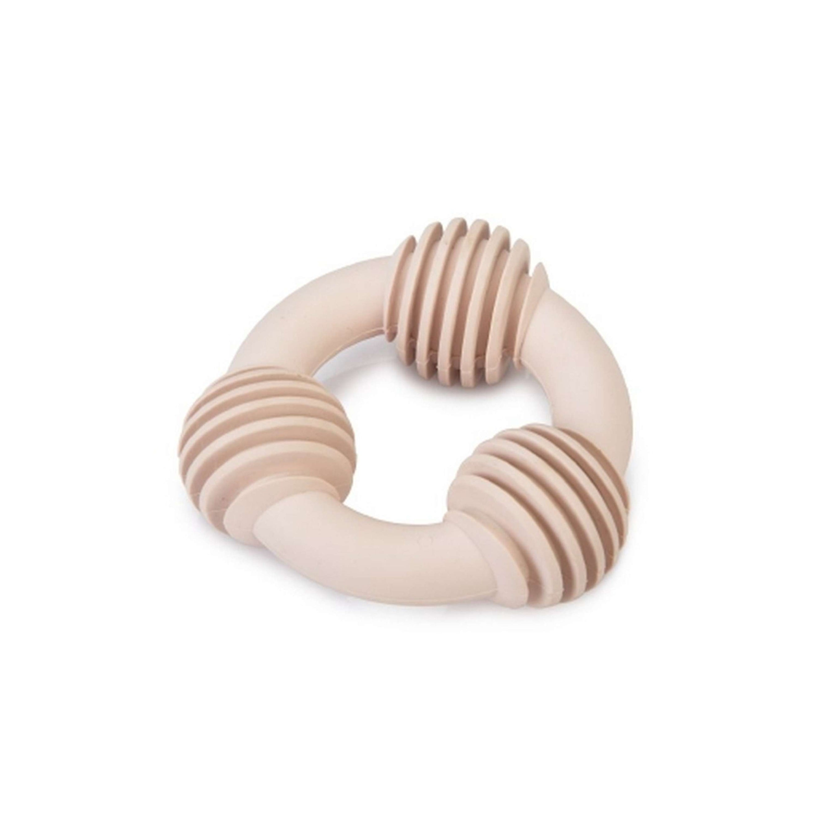 Beeztees Dental Ring Rubber Puppy Pink