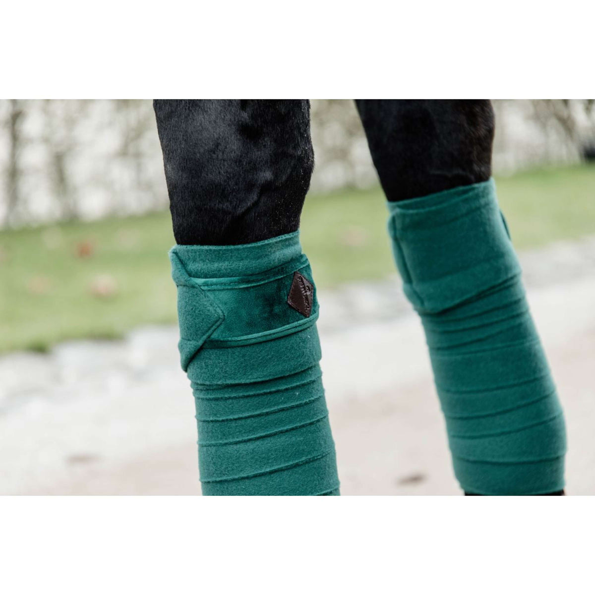 Kentucky Bandages Polar Fleece Velvet Dark Green