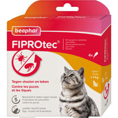 Beaphar Tick And Flea Treatment FiproCat Spot-On Cat/Kitten >1kg