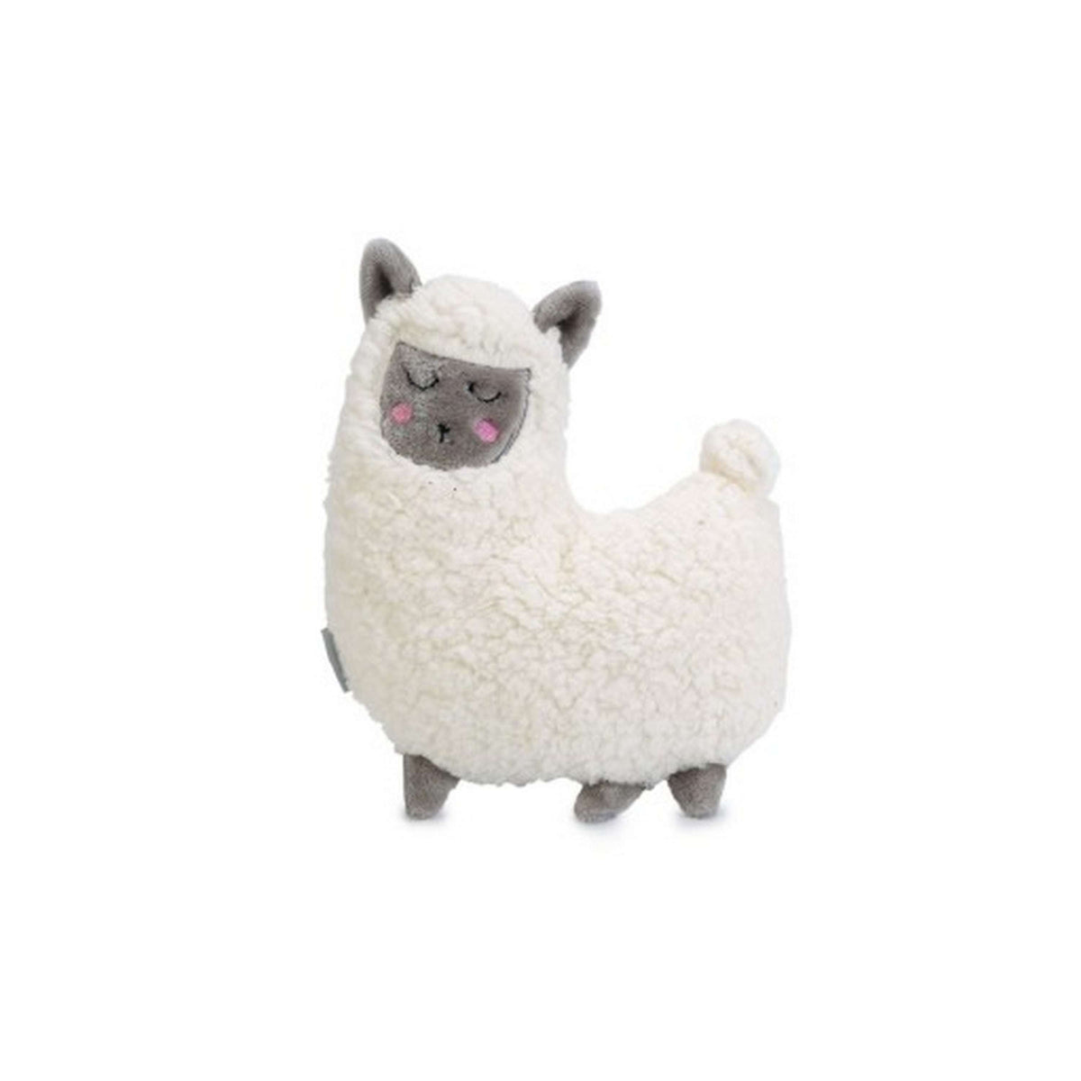 Beeztees Soft Toy Llama for Heartbeat Simulator White