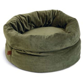 Designed by Lotte Cat Basket Fluco Velvet Green