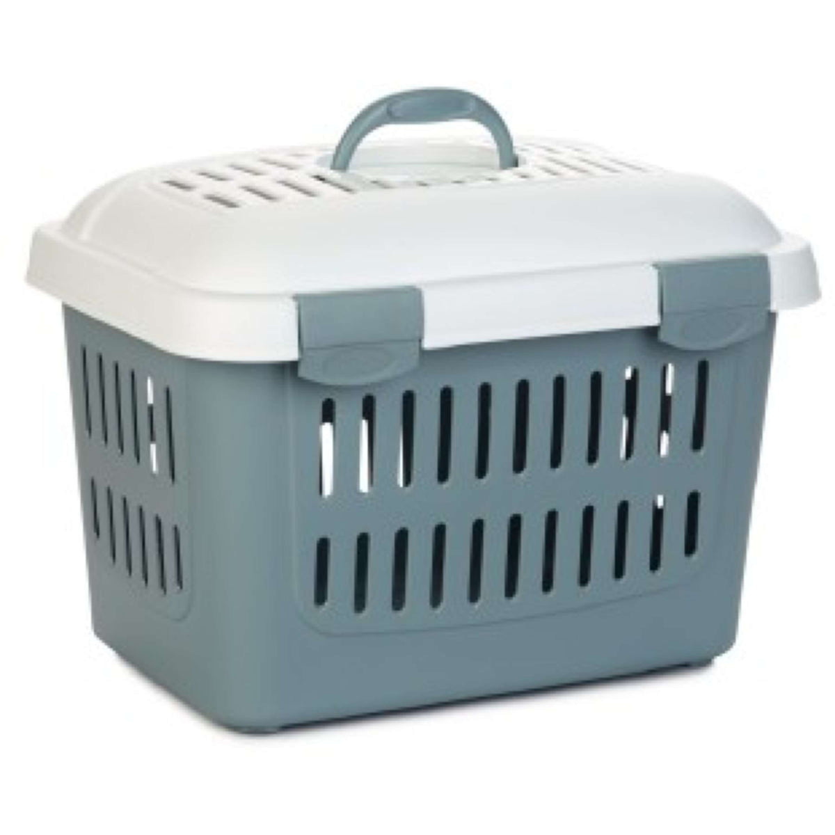 Stefanplast Travel Basket Gulliver Midi Light Blau/White