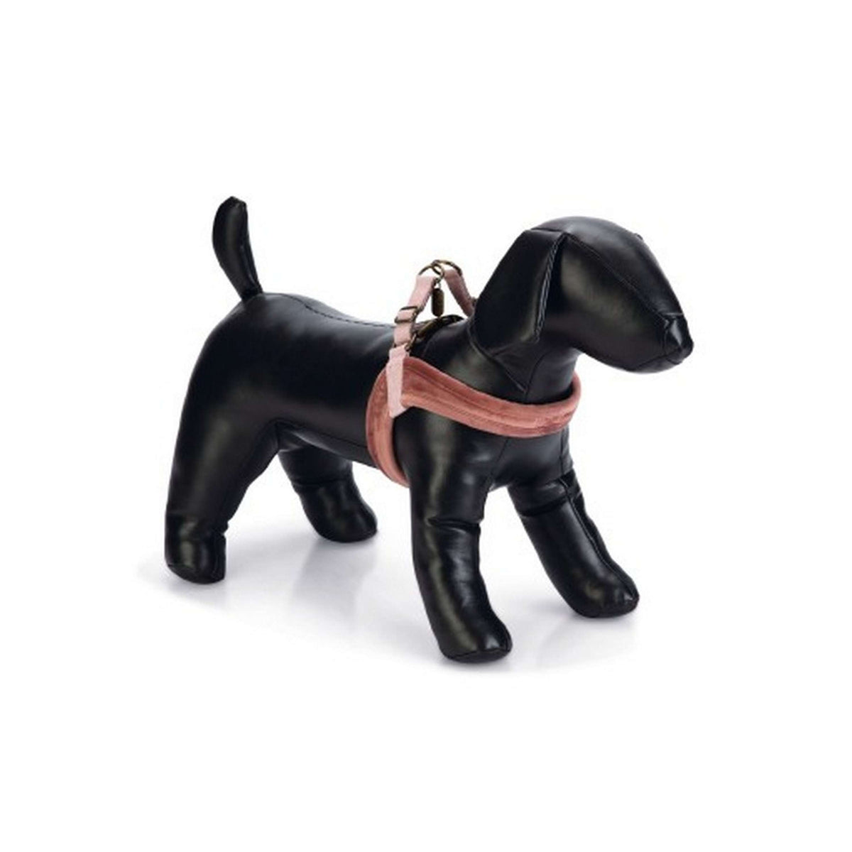 Designed by Lotte Dog Harness Velura Velvet Pink