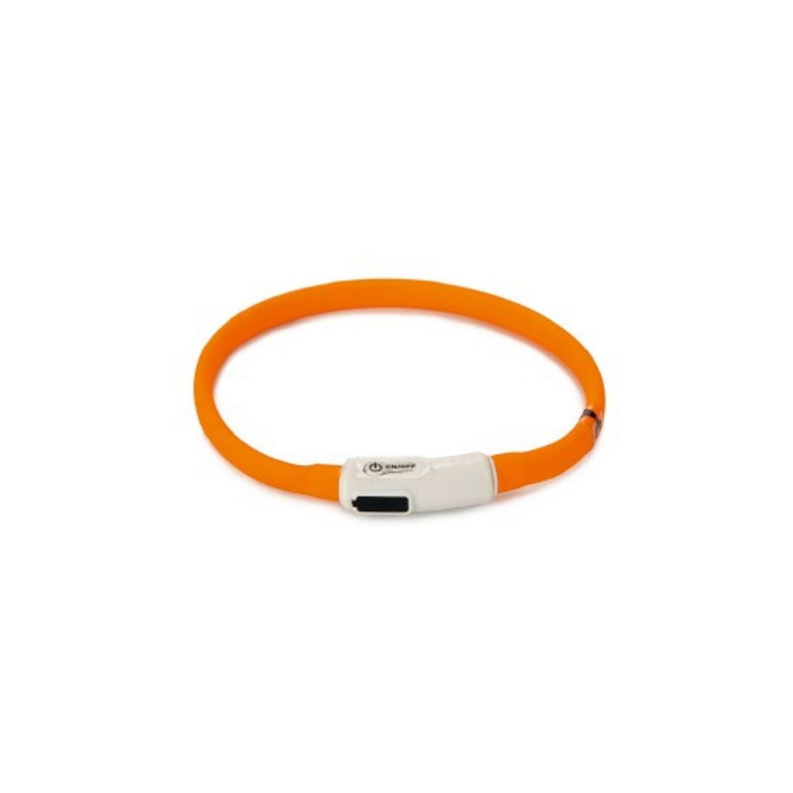 Beeztees Dog Collar Safety Gear Dogini Orange 35cmx10mm Orange