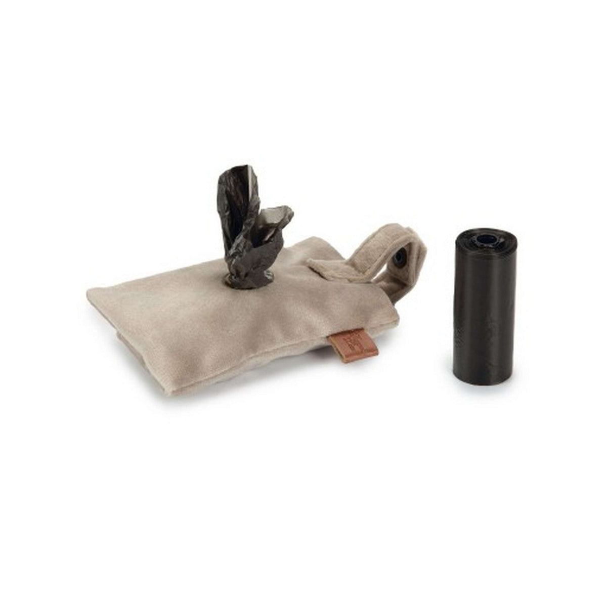 Designed by Lotte Poop Bag Holder Caja Velvet Grey