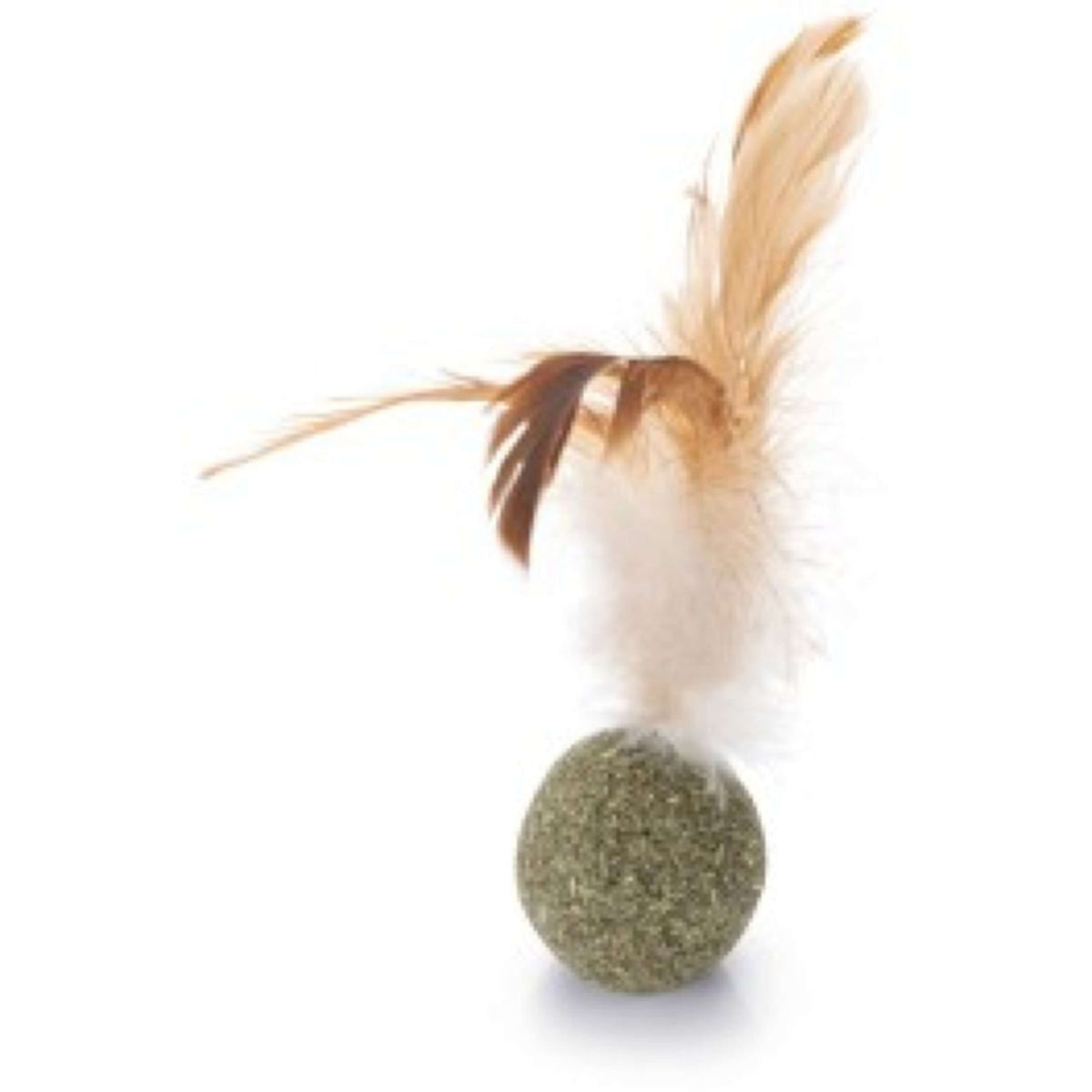 Beeztees Catnip Bal with Feathers