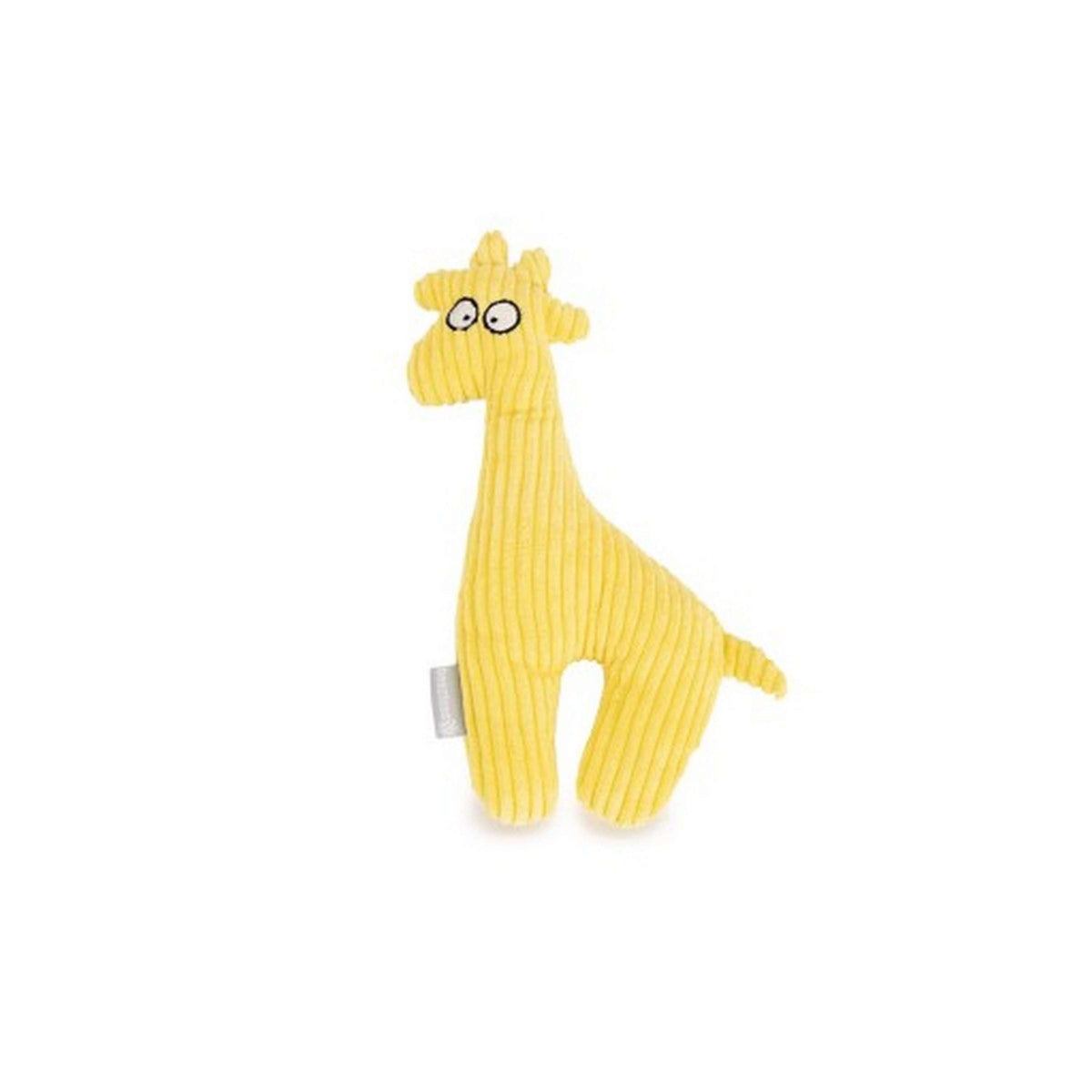 Beeztees Soft Toy Giraffe Raffo Rib Fabric Yellow