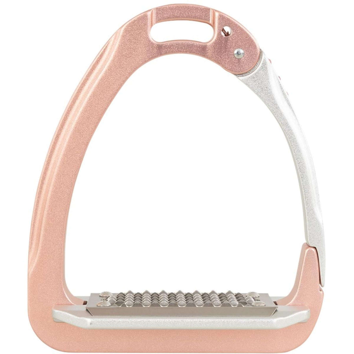 Acavallo Stirrups Arena Alu Plus 2.0 with Rhinestones Antique Rose/Alu