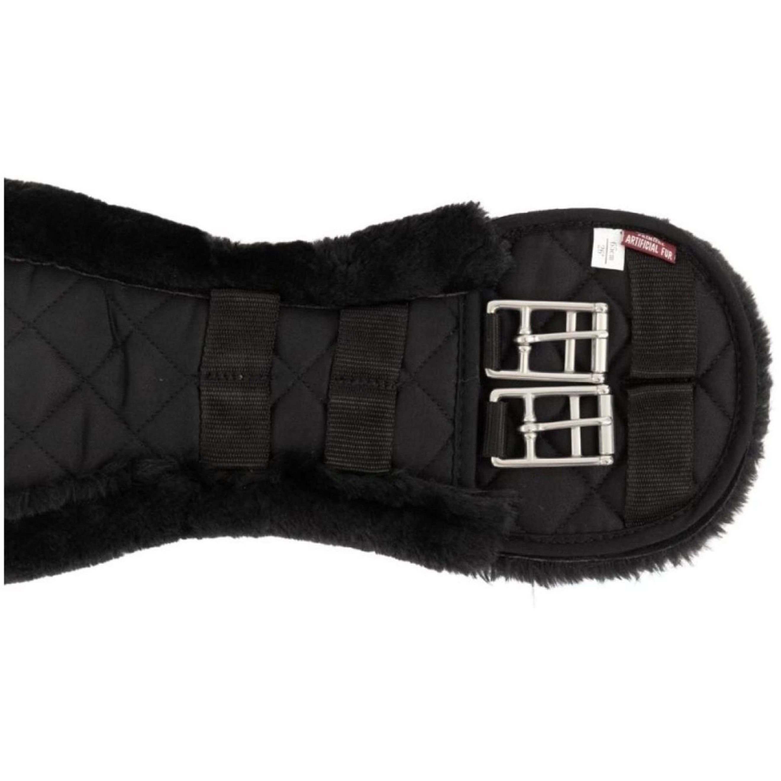 Premiere Dressage Girth Anatomic Synthetic Sheepskin Black/Black Premiere Dressage Girth Anatomic Synthetic Sheepskin Black/Black