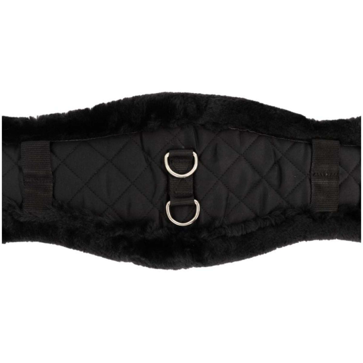 Premiere Dressage Girth Anatomic Synthetic Sheepskin Black/Black