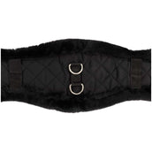 Premiere Dressage Girth Anatomic Synthetic Sheepskin Black/Black