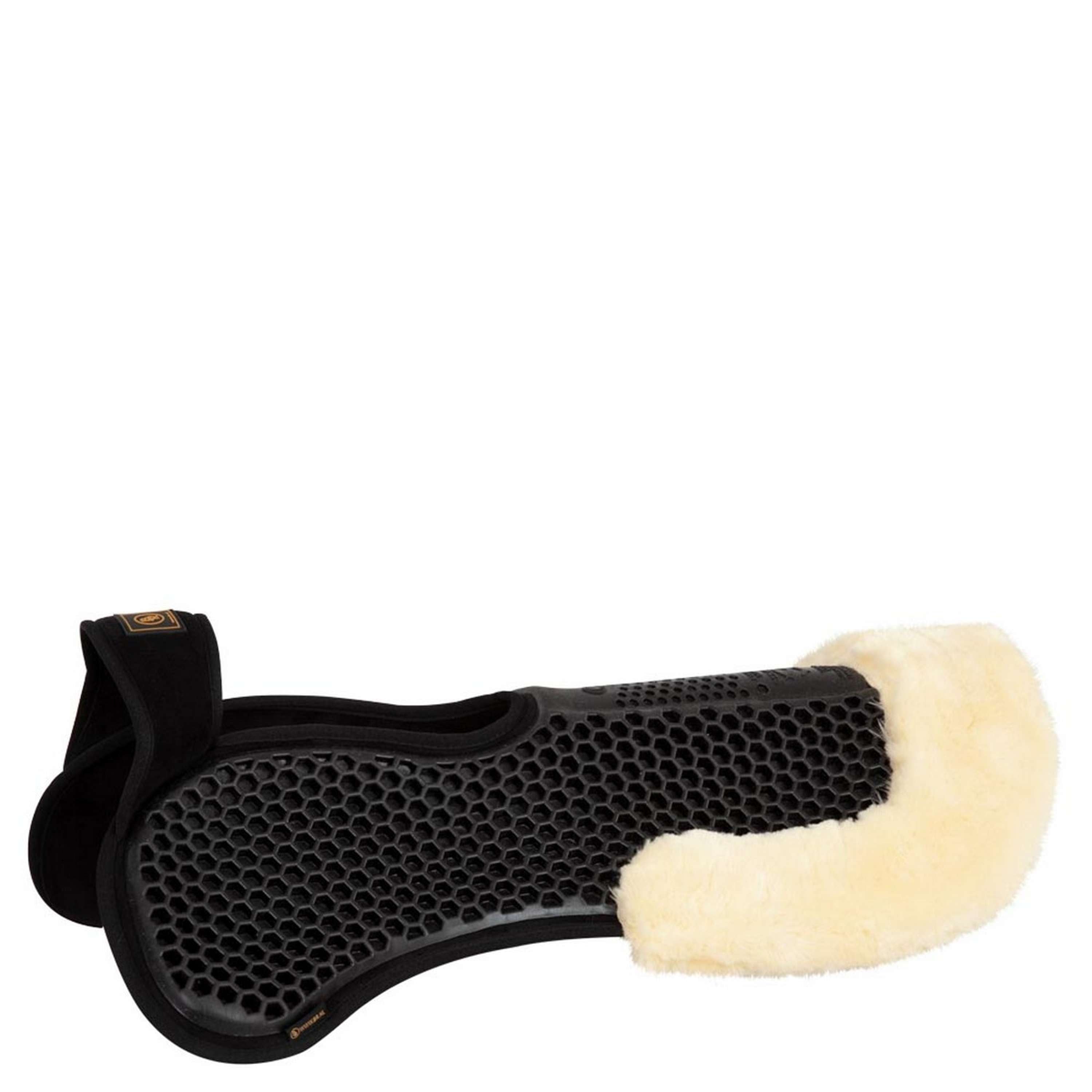 BR Soft gel Hexagonal with a Cut-out Eco Wool Black/Natural