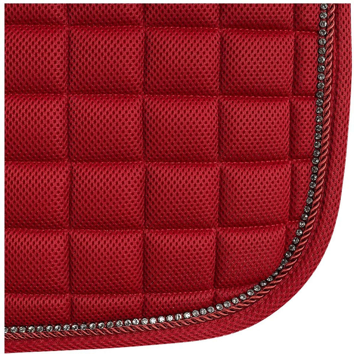 BR Saddlepad Ace Flow Dressage Red Tibetan