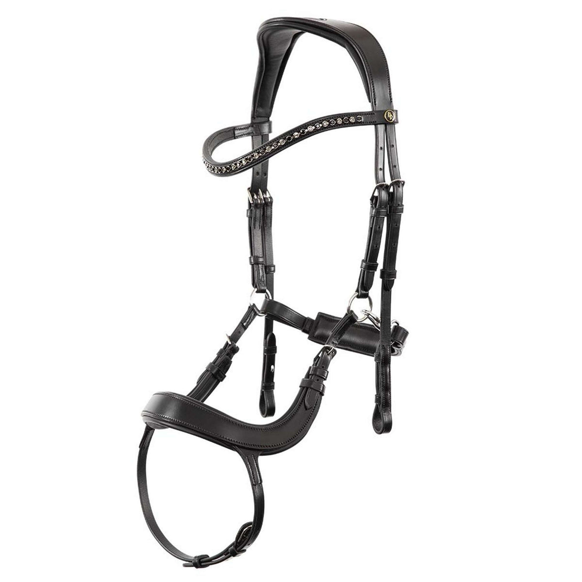 BR Bridle Mirfield Black/Silver