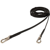 BR Reins Islandic Learn with Stops and Clip Black/Silver