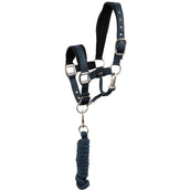 BR Head Collar Set Mini Horse Midnight Navy