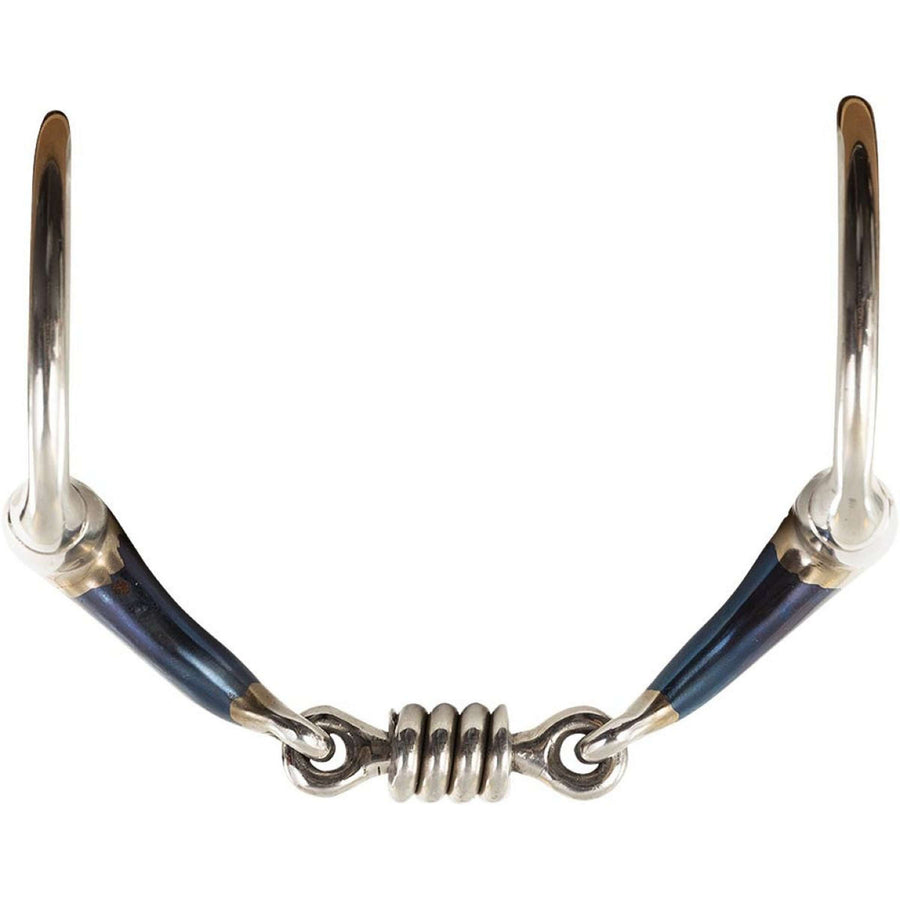 BR Bust snaffle Sweet Iron RVS Roller Double Jointed 14mm