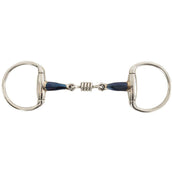 BR Bust snaffle Sweet Iron RVS Roller Double Jointed 16mm