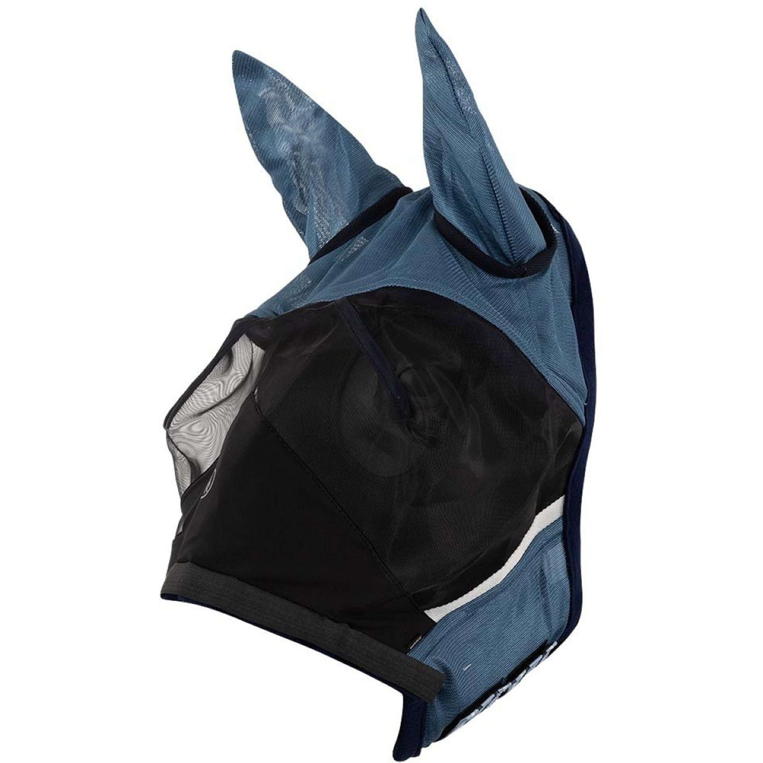 BR Fly Mask Anti-Bacterial Lemongrass with Ears Captain's Blue