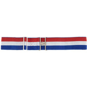 BR Elastic Rug Girth Red/White/Blue