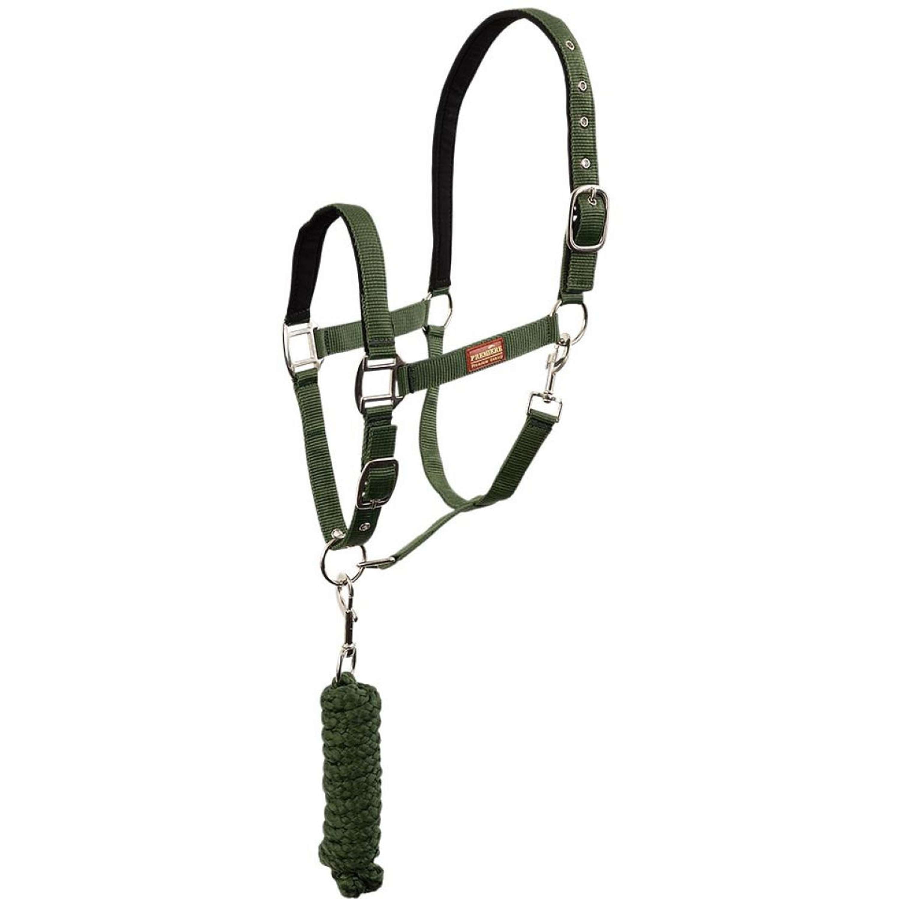 Premiere Halter Set Musketon Hook Black Forest
