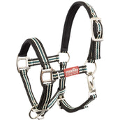 Premiere Foal Halter Vivid Neoprene Schwarz/Beige/Grün