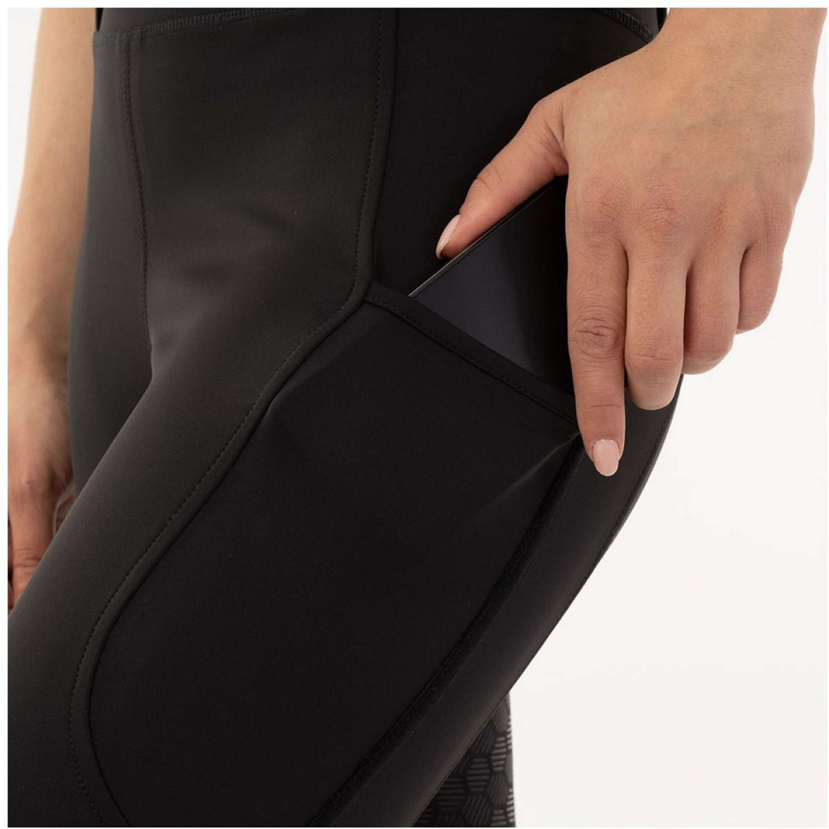 BR Riding Legging Evita Silicon Seat Meteorite