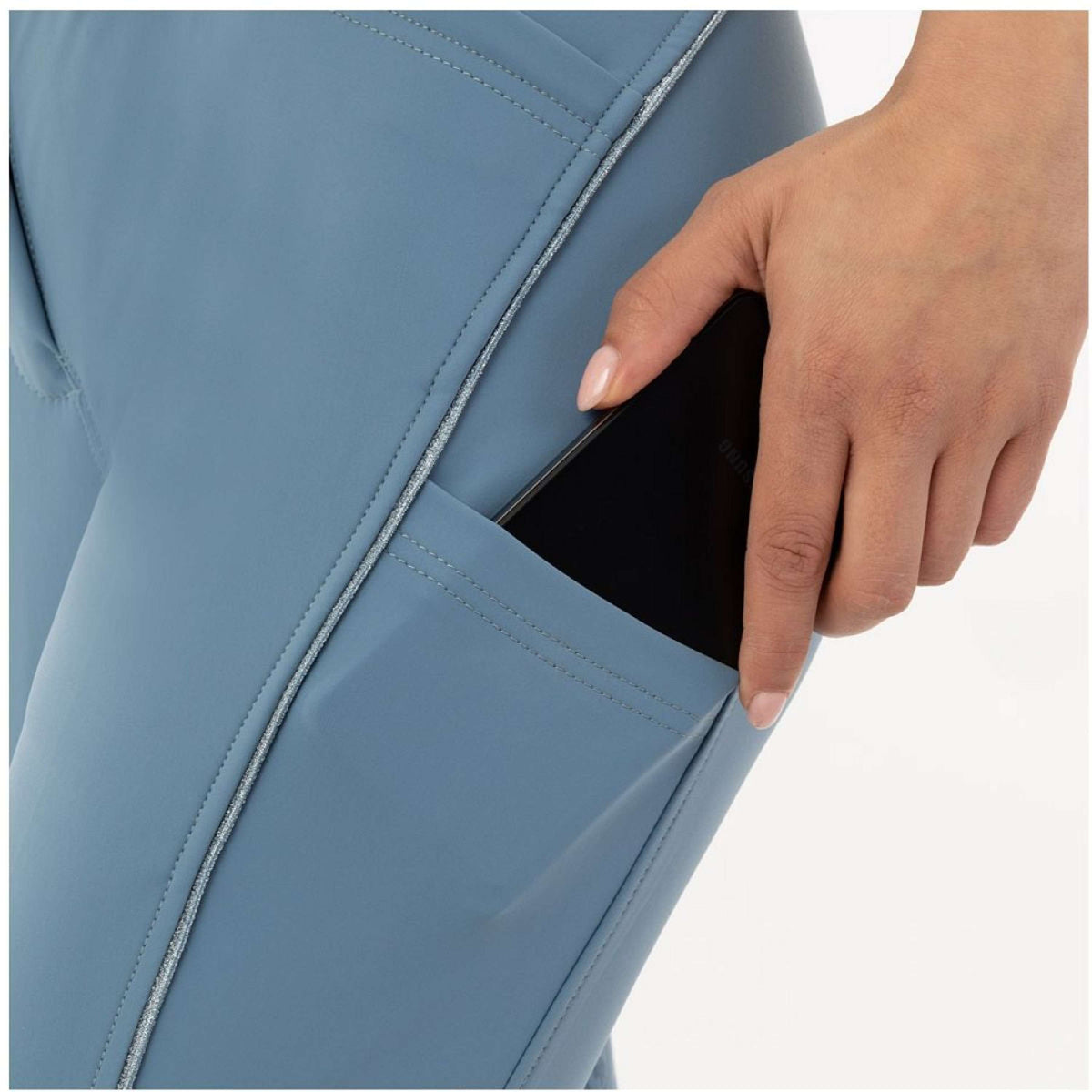 BR Breeches Ember Silicon Seat Captain's Blue