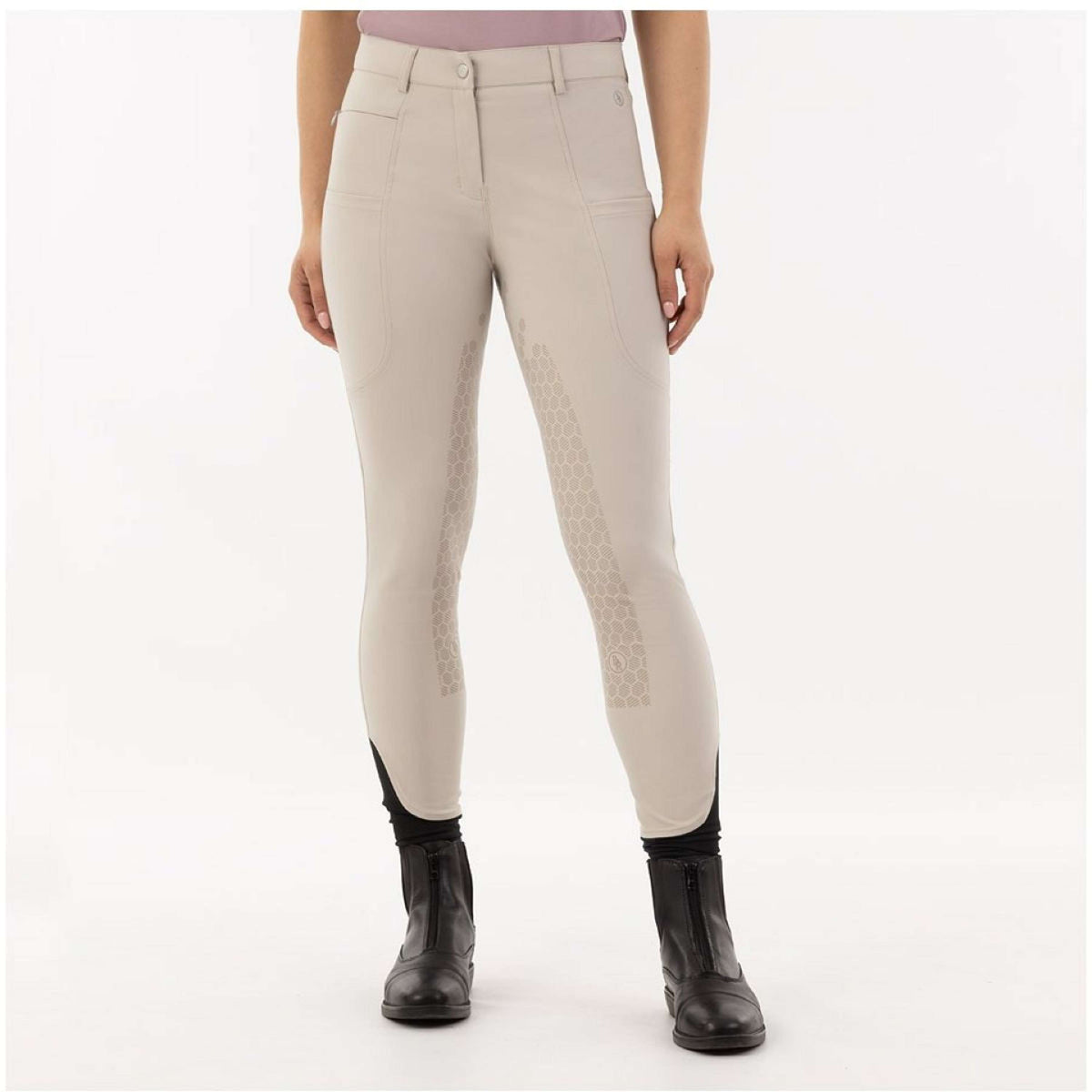 BR Breeches Envy Silicon Seat Dove