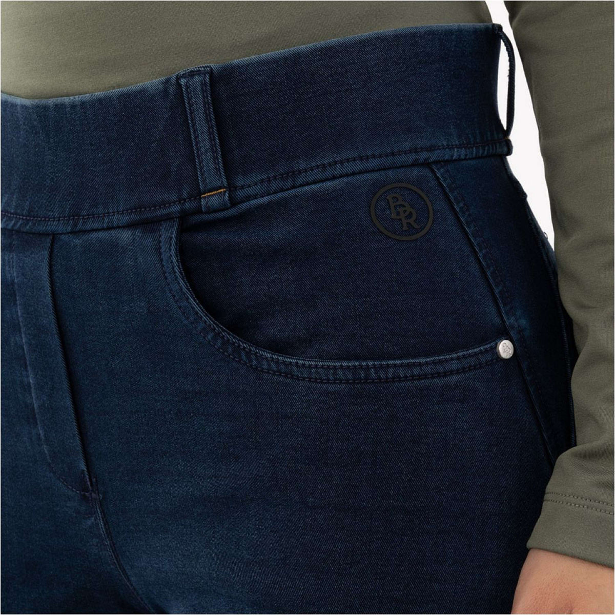 BR Breeches Florence Full Grip Bleu Denim