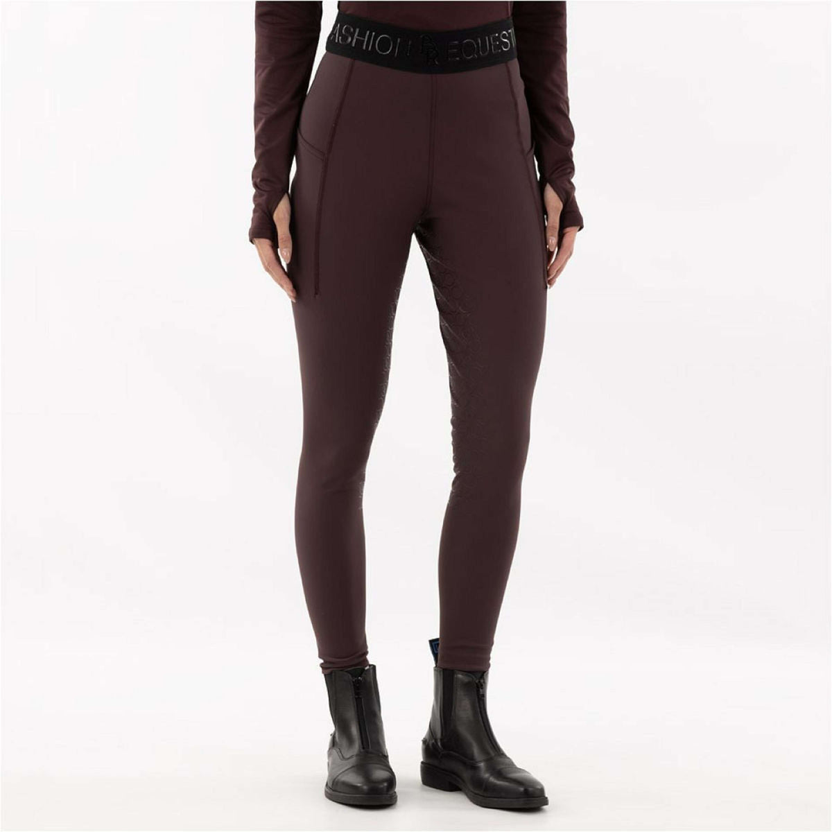 BR Riding Legging Faiga Full Grip Fudge