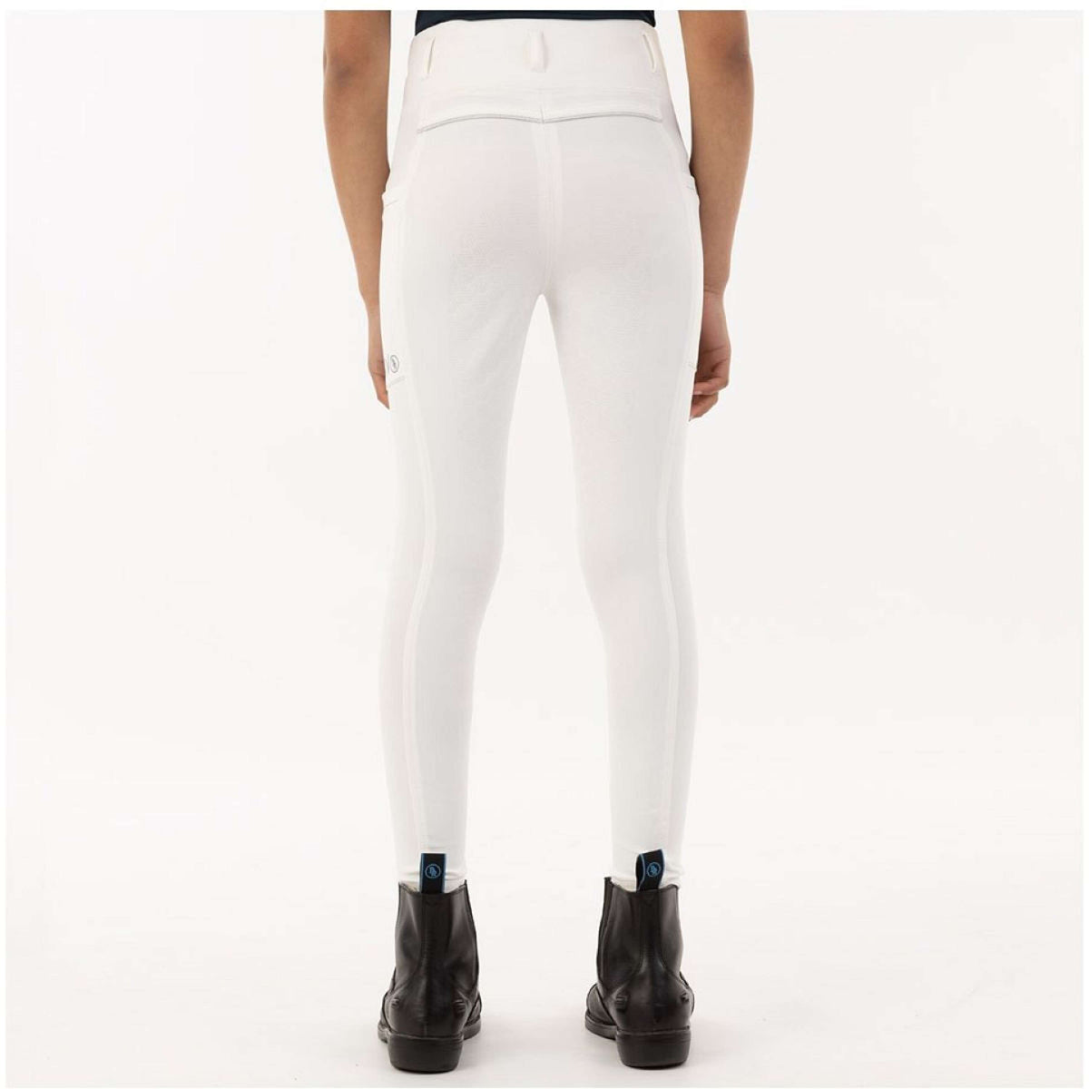 BR Breeches Eevolv Elke Silicon Seat Kids Snow White